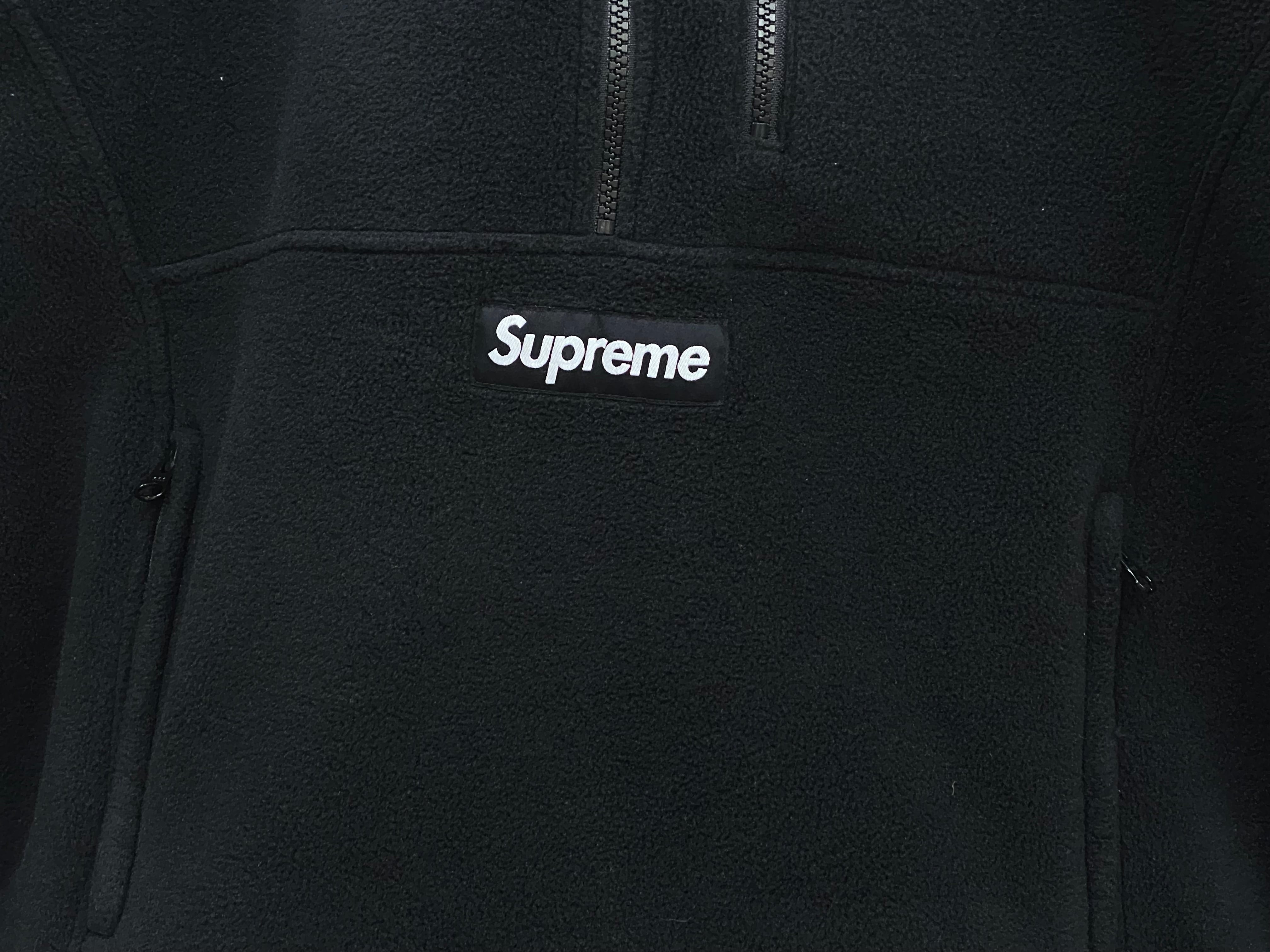 Supreme POLARTEC HALF ZIP PULLOVER BLACK LARGE 34054 | BRAND Supreme POLARTEC HALF ZIP PULLOVER BLACK LARGE 34054 | BRAND