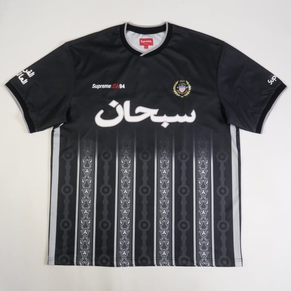 supreme 上L arabic logo サッカージャージ