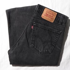 色落ち◎ 33×30 Levi’s 505 USA 96年 サルファーブラック デニムパンツ