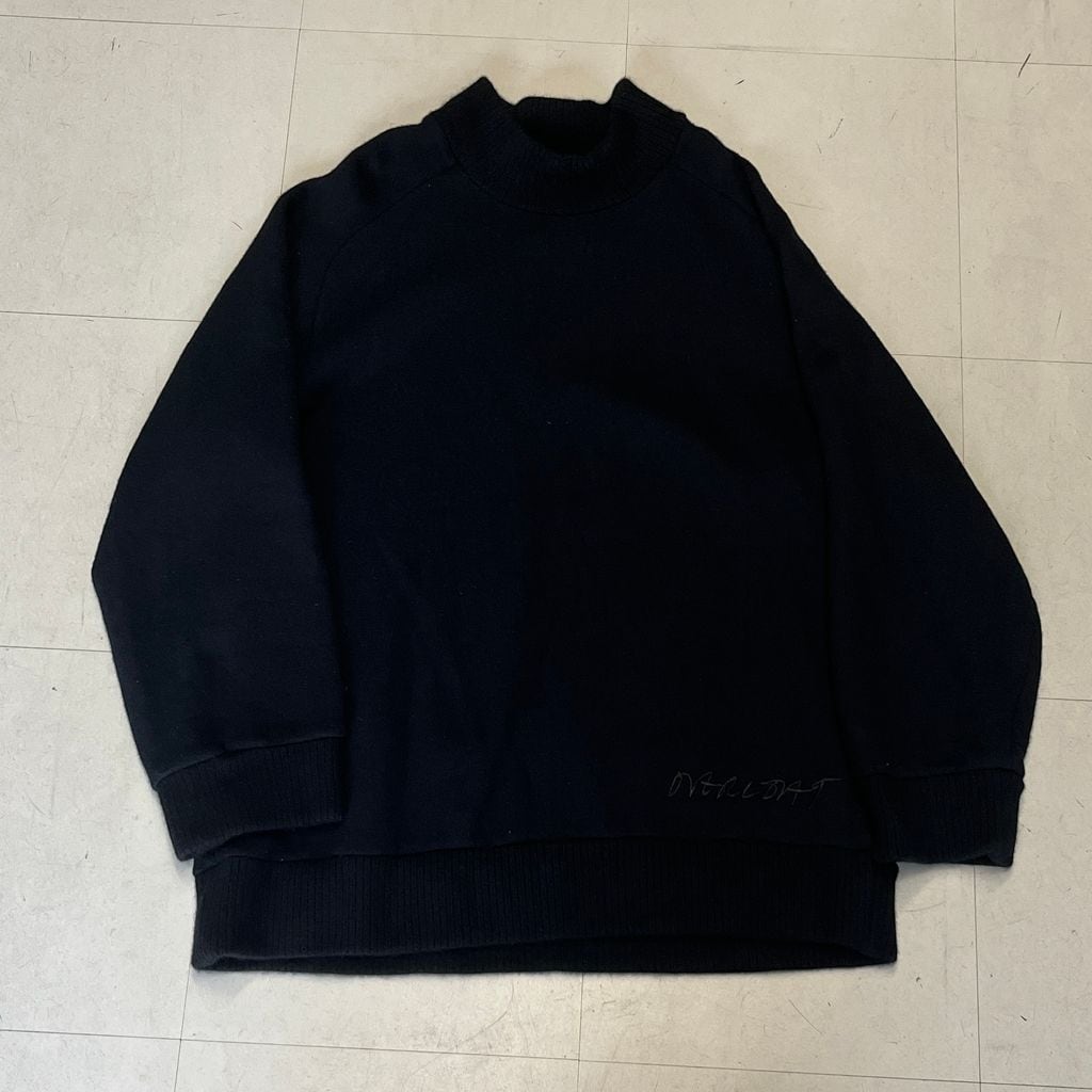 SHAREEF シャリーフ SHAGGY KNIT シャギーニット 2 ブラックパープル