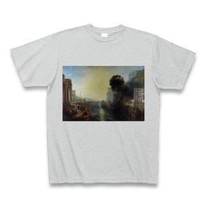 カルタゴ帝国の衰退（ウィリアム・ターナー）：厳選名画Tシャツコレクション（グレー）・世界の美術作品名画グッズ【安心の送料込・税込】
