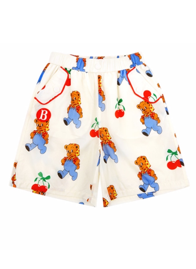 [BEBE DE PINO] All over cherry bear woven pants 正規品 韓国ブランド 韓国ファッション 韓国代行 韓国通販 ベベドピノ bebedepino 日本 店舗 韓国 子供服