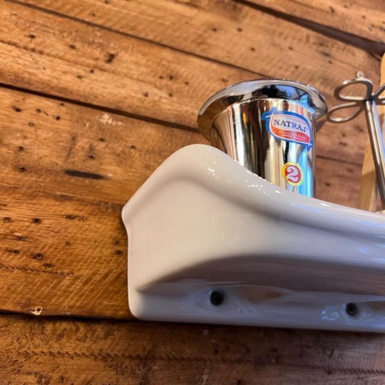 ポーセリン　ビッグソープディッシュ　バスルーム　ウォッシュルーム　バス用品　洗面台　石鹸置き　ポーセリン　陶器
