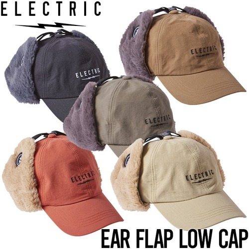 帽子 耳当て付きキャップ イヤーフラップ ELECTRIC エレクトリック EAR FLAP LOW CAP E24F21 日本代理店正規品BLK