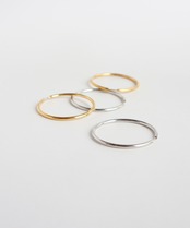 チタンフープピアス-40mm/026031