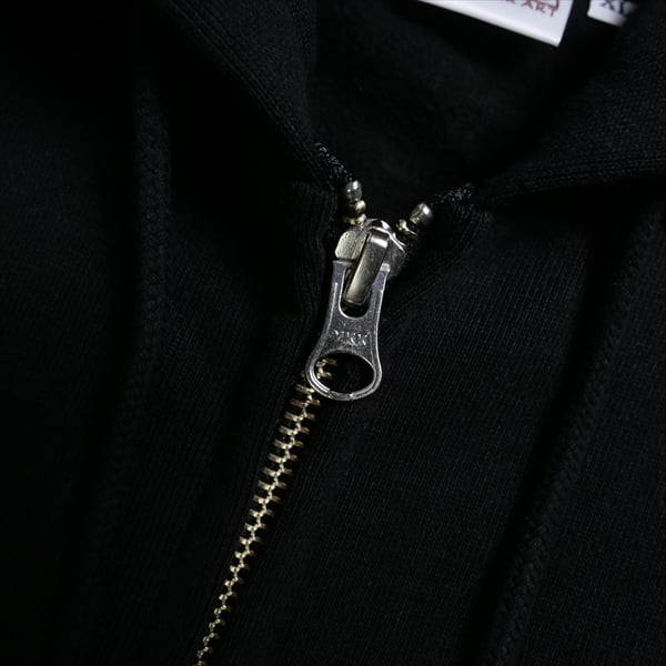 Size【XL】 LOVEEARART ラブイヤーアート ZIP HOODIE BLACK ジップ 
