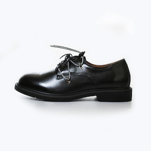 "TREKKING and DRESS" CUSTOM LEATHER SHOES BLACK