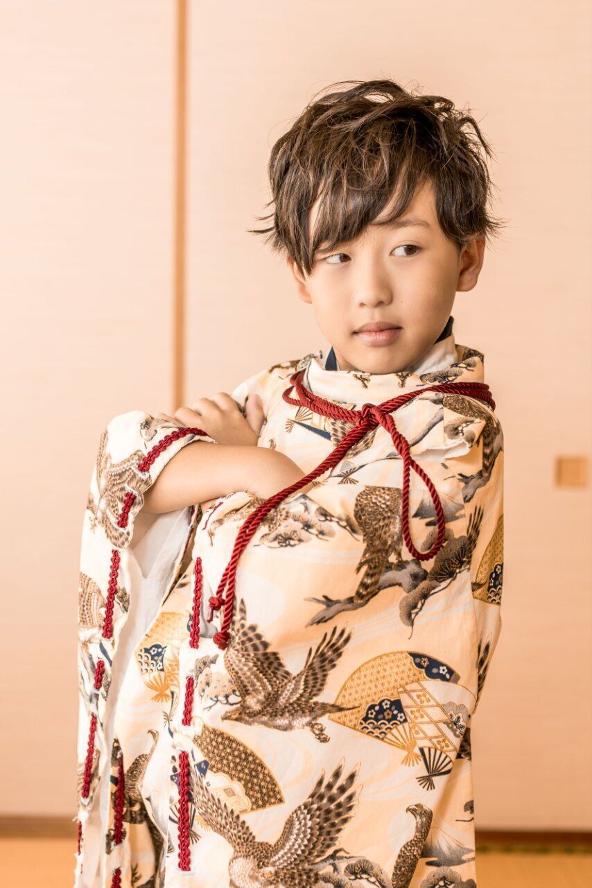 七五三 【 平安装束 / 水干 / 狩衣 】9～13歳着物 七五三着物 ハーフ
