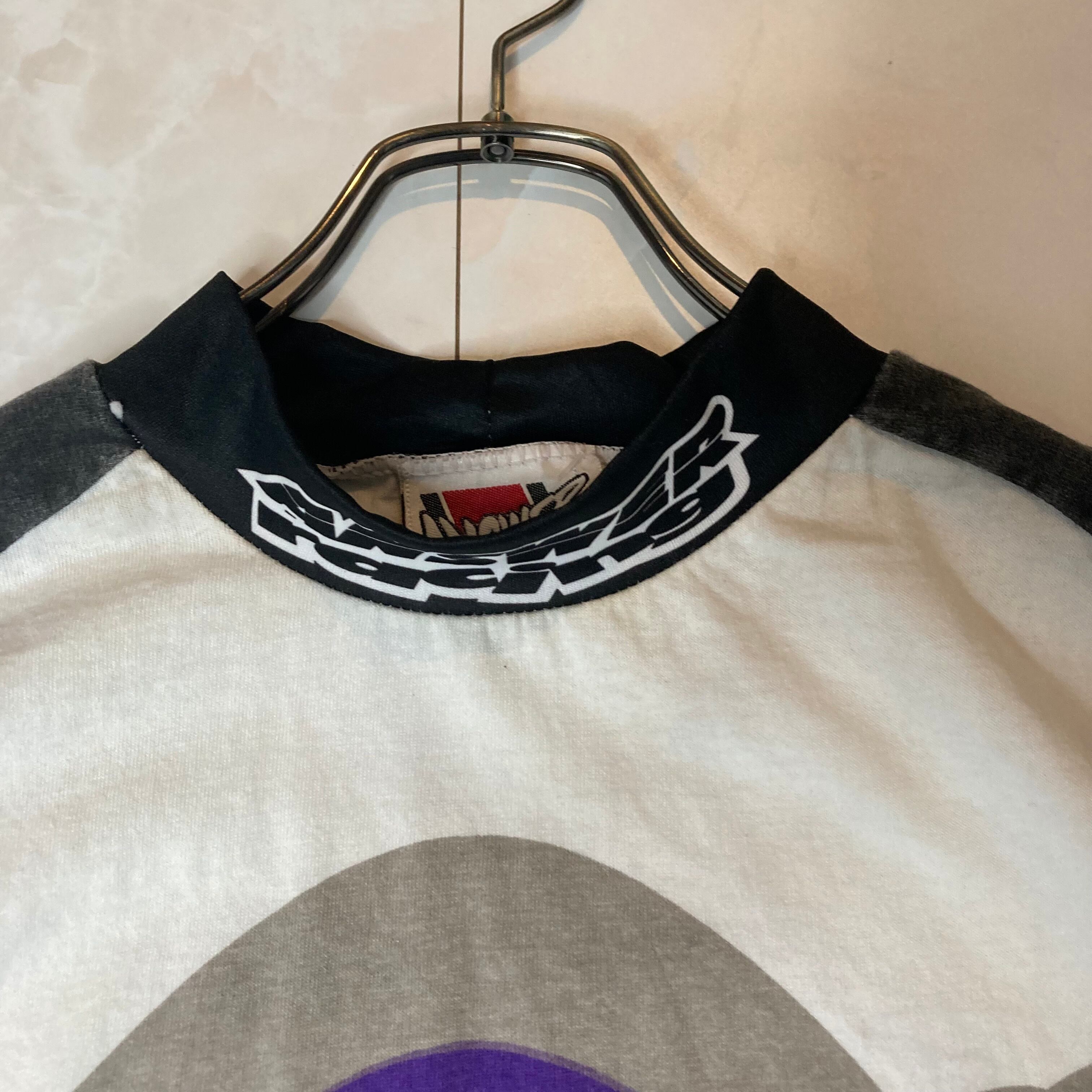 ラグランスリーブ】ANSWER racing 長袖Tシャツ L プリント | 古着屋