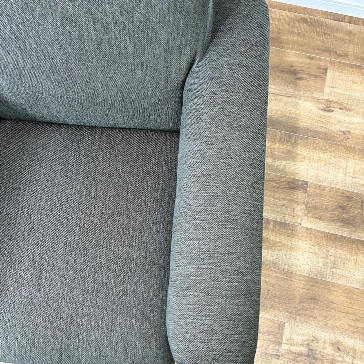 FLANNEL SOFA SOUL 1P SOFA フランネルソファ ソウル クッション付き 1人掛けソファ ナチュラル リビング ファブリック【中古】【250サイズ】