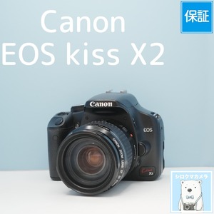 Canon EOS kiss X2 一眼レフ スマホ転送OK フルセット シロクマカメラ a7103