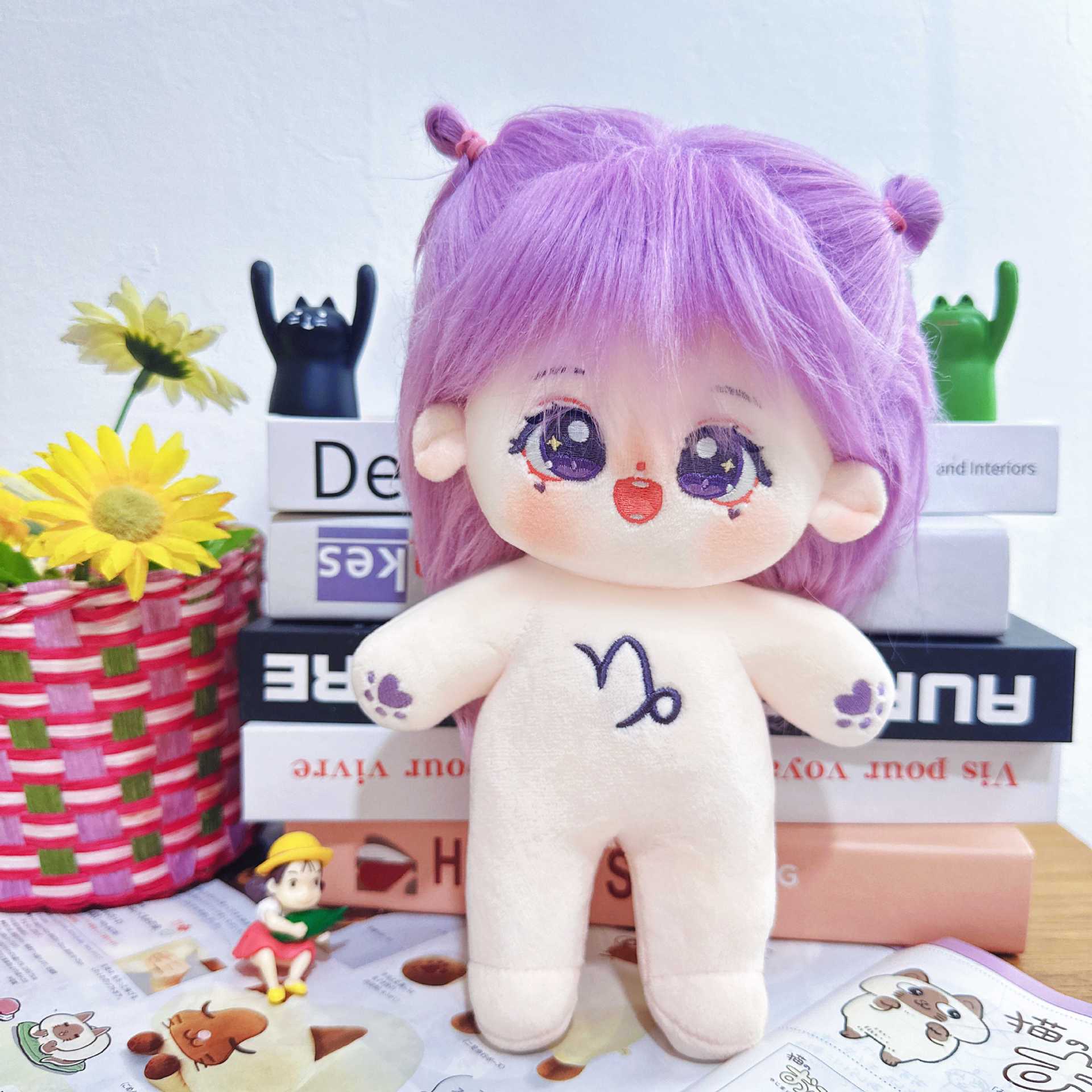 20cm ぬいぐるみ 本体 かわいい 12星座シリーズ 骨あり 無属性 人形