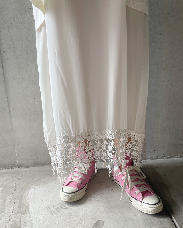vintage lace design night dress