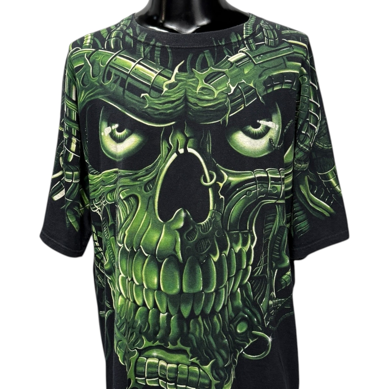 【LIQUID BLUE】リキッドブルー "GREEN SKULL" 90's Vintage Tシャツ