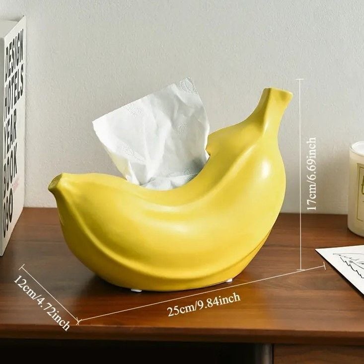 【♥︎】かわいいバナナカート型のティッシュボックス 4c579733b7c54a0a2b0d358379d4d8