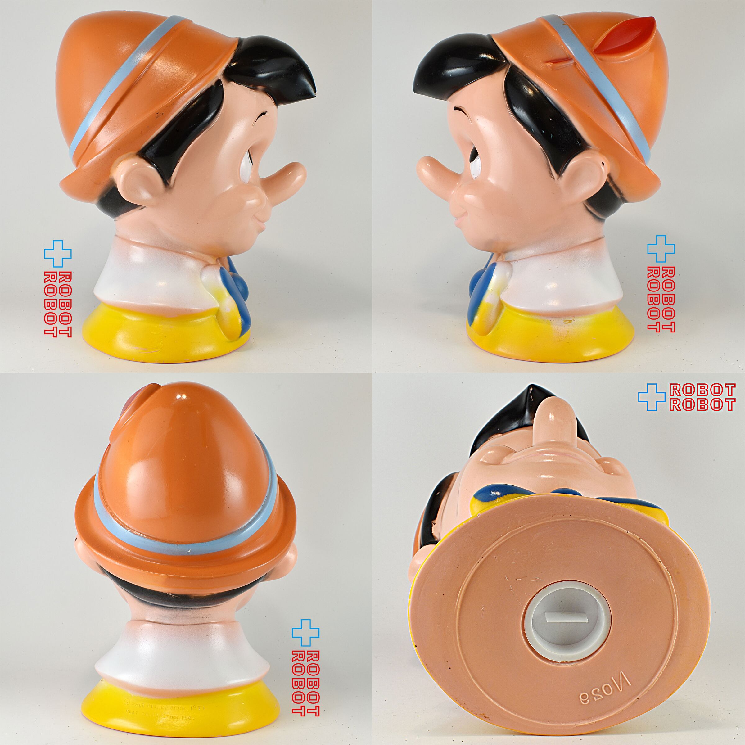 プレイパル ディズニー ピノキオ ヘッド ソフビ貯金箱 | ROBOTROBOT
