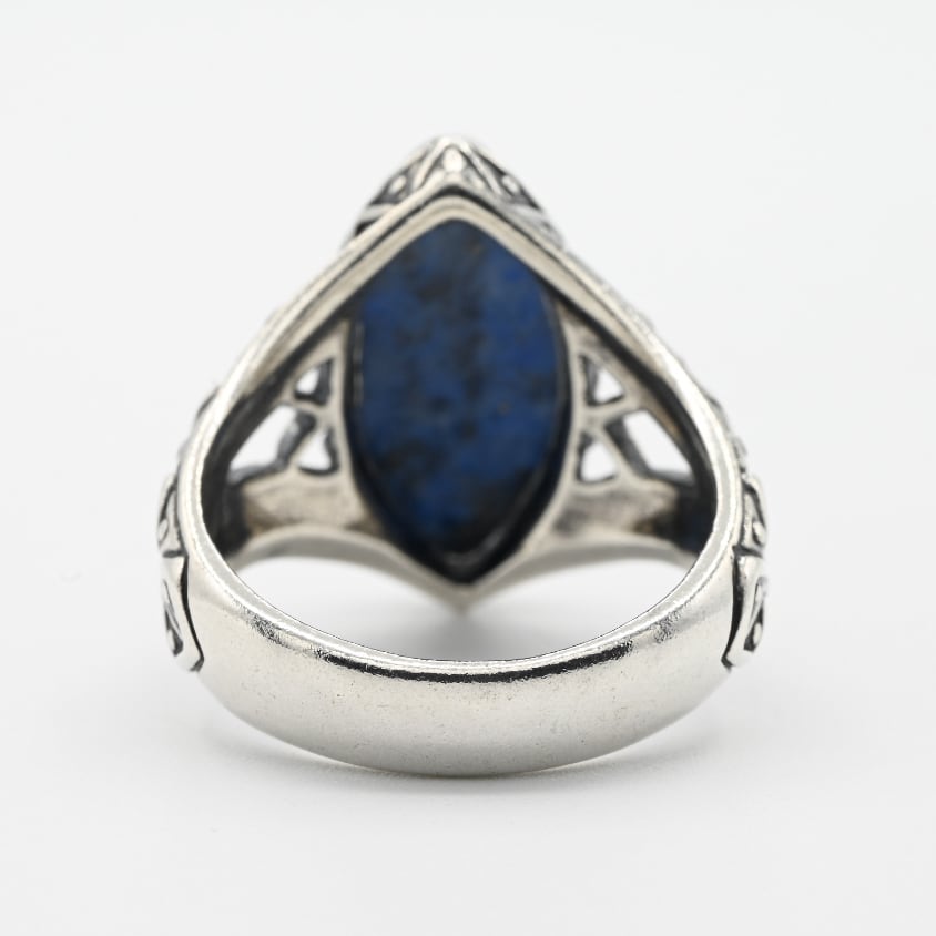 Carolyn Pollack ラピスラズリ　バングル＆リング Lapis Lazuli Accent Rhombus Top Signet Ring By Carolyn Pollack