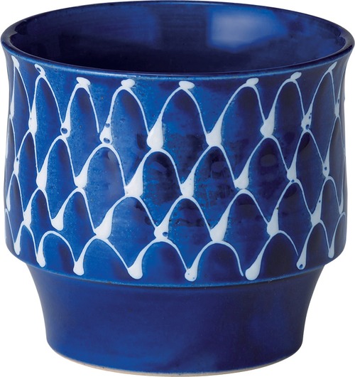 【食器】瑠璃　スタックカップ　網絵（波佐見焼）