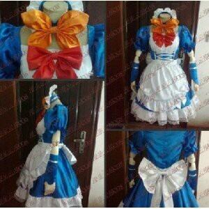 DK2296 新世紀エヴァンゲリオン◆綾波レイ　 メイド服 コスチューム、コスプレ　コスプレ衣装　完全オーダーメイドも対応可能 K2296 新世紀エヴァンゲリオン◇綾波レイ メイド服 風 コスプレ衣装