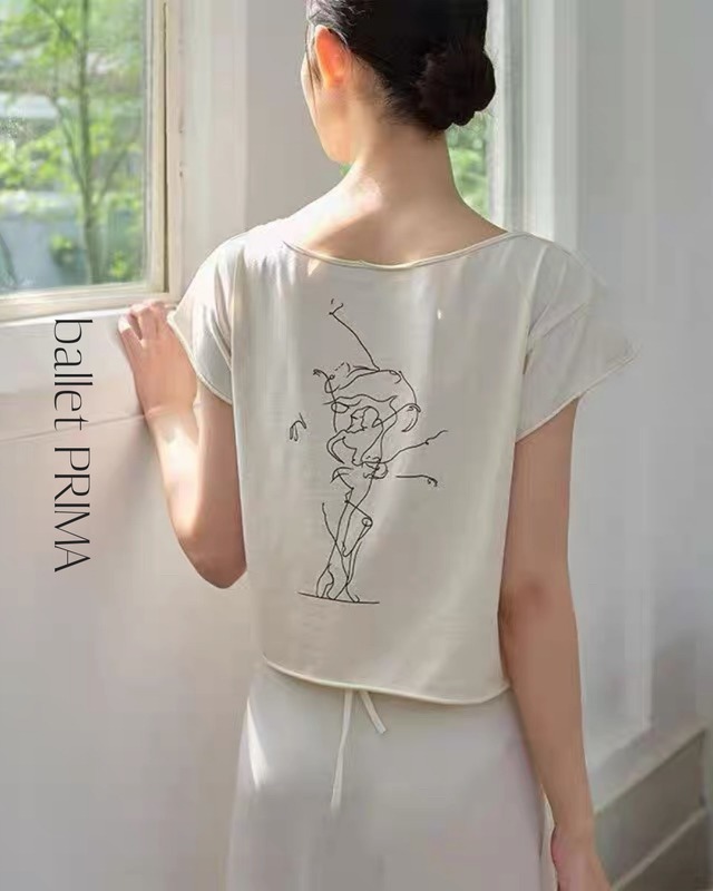 【お得なSET商品】Line Art Ballet Tops Set 2color P0219