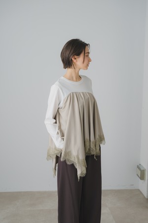 ヘムレースTシャツ 　70062-4105