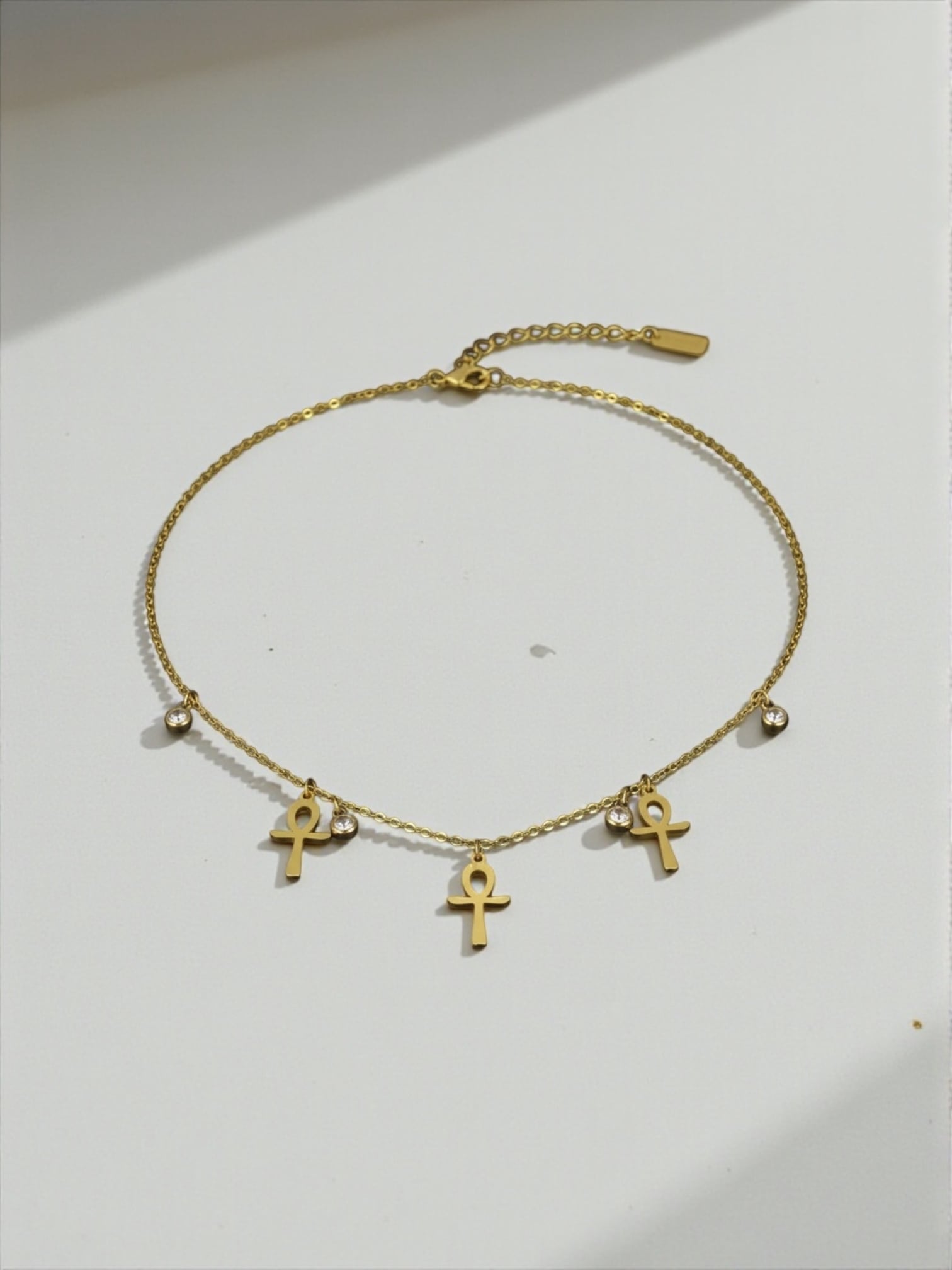 Ankh Light Necklace|生命を灯すアンク十字ネックレス