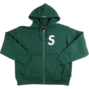 Size【S】 SUPREME シュプリーム 23AW S Logo Zip Up Hooded Sweatshirt Dark Green ジップパーカー 緑 【新古品・未使用品】 20779569