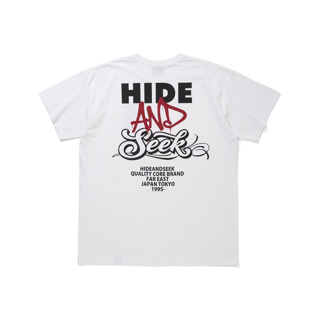 Tシャツ / HIDEANDSEEK(ハイドアンドシーク) / AND S/S TEE(WHITE)(HT-070826)