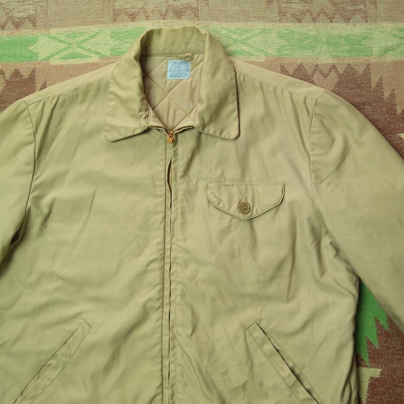 60s Sears MOUNTAIN CLOTH Cotton Sateen Work Jacket | Wonder Wear