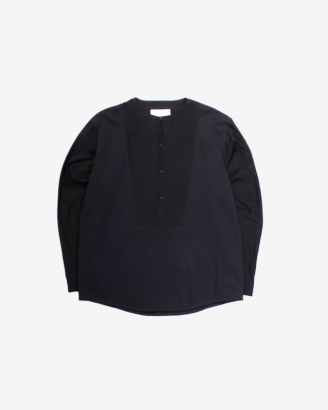 Cut and sew Formal Shirt -black <LSD-BB3S1>