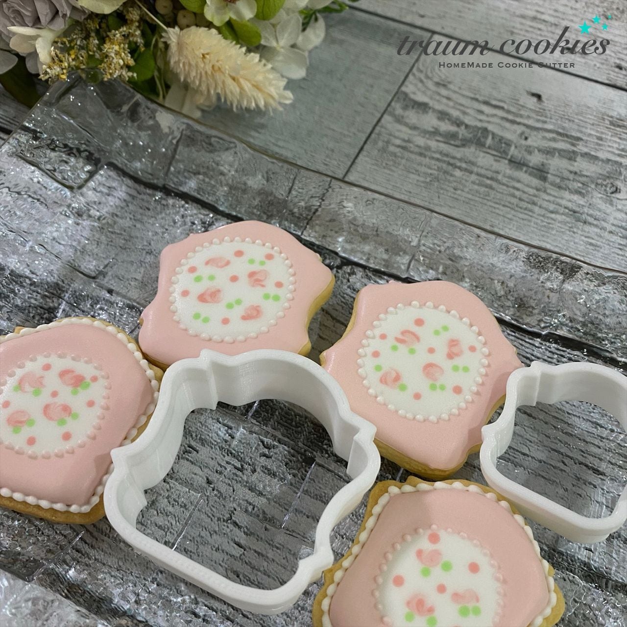 プリンセスフレームのクッキー型 ※サイズ大小あり