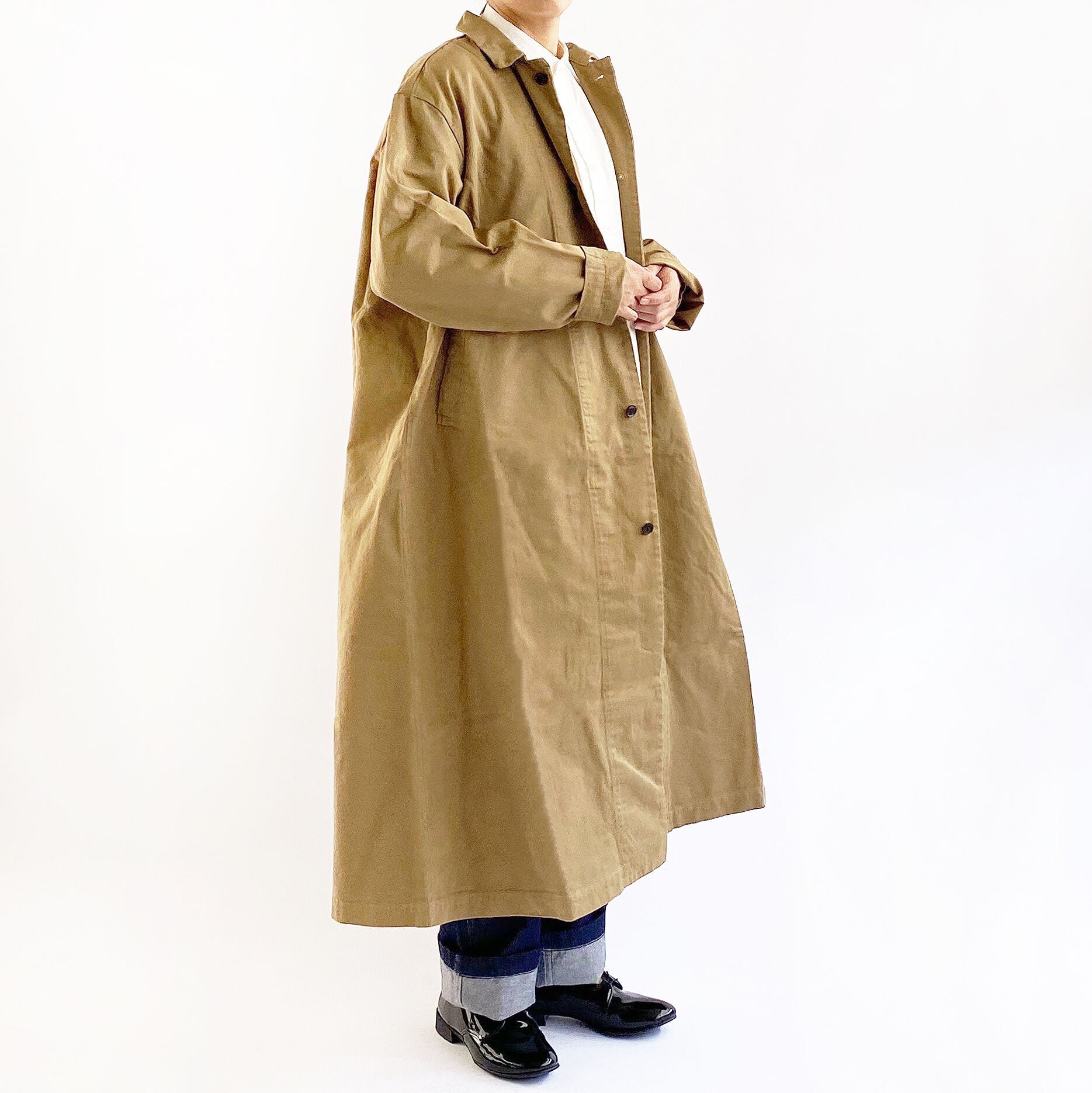 【HARVESTY】OVER COAT (UNISEX) (4色展開) ハーベスティ オーバーコート A31803