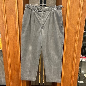 LL BEAN 2TUCK COTTON PANT GRAY