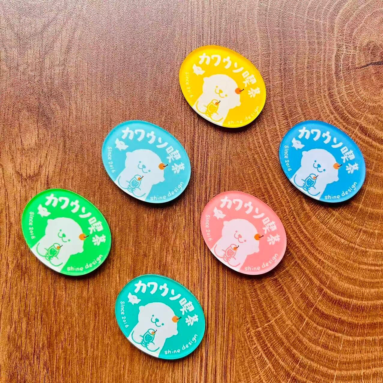 カワウソ喫茶 アクリルマグネット