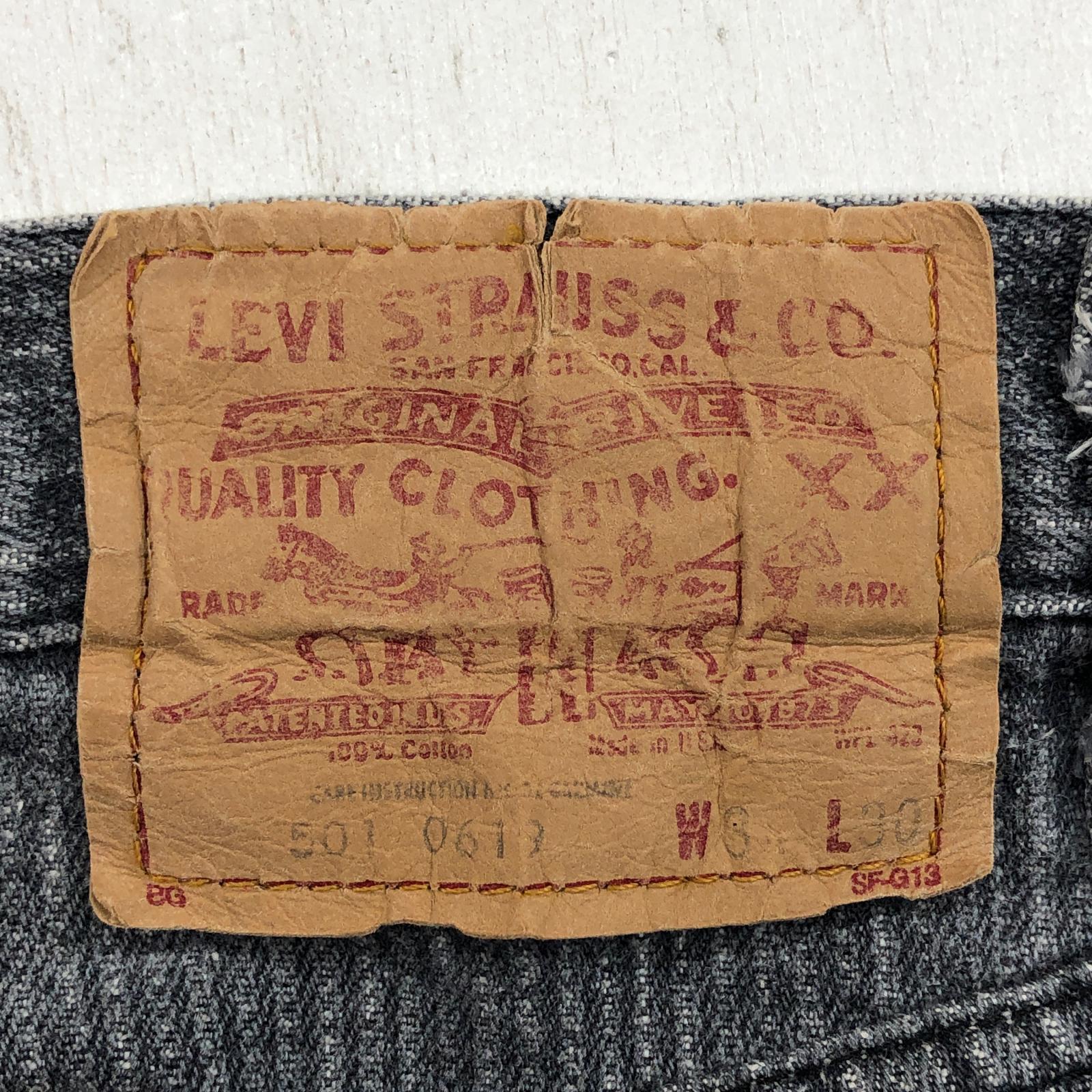 LEVI'S 501-0619 80年代 USA製 脇割 ハチマル ストライプ ストライプ