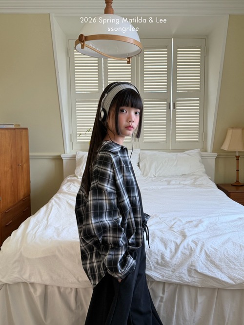 Matilda＆Lee［取寄］memory check shirt 26spring