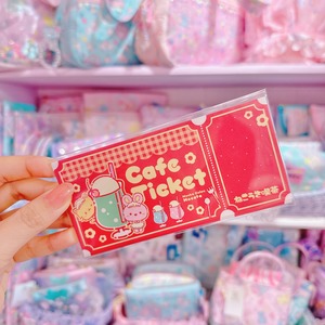 【G3】18-14チケットメモ ねこうさ喫茶（１2枚入）