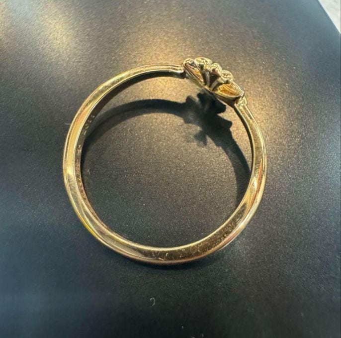 CHROME HEARTS クロムハーツ 22k CHプラス ワンダイヤ バブルガム