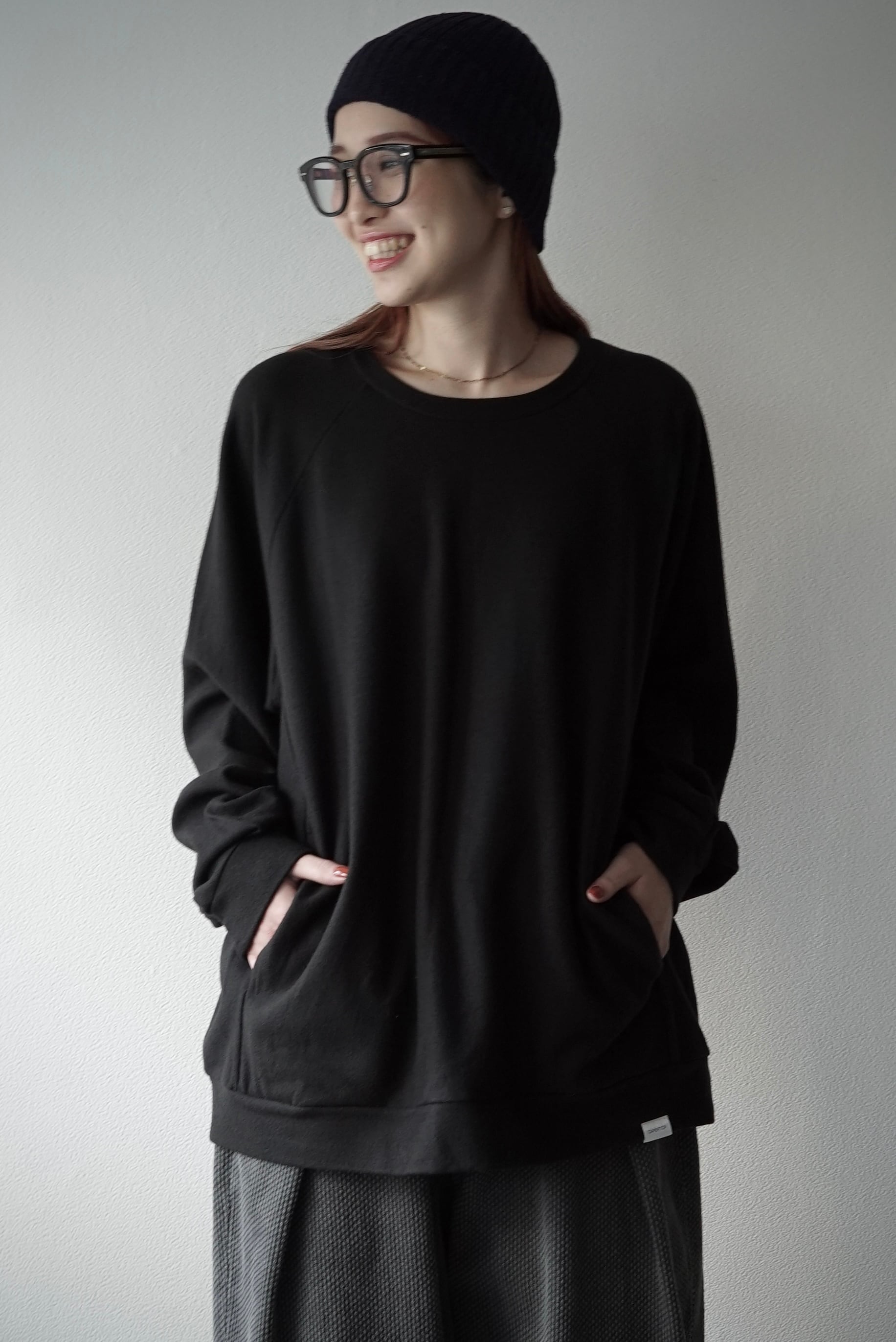 Super140s Washable Wool MW_Jersey / Wool Sweat ver2025 (BLACK