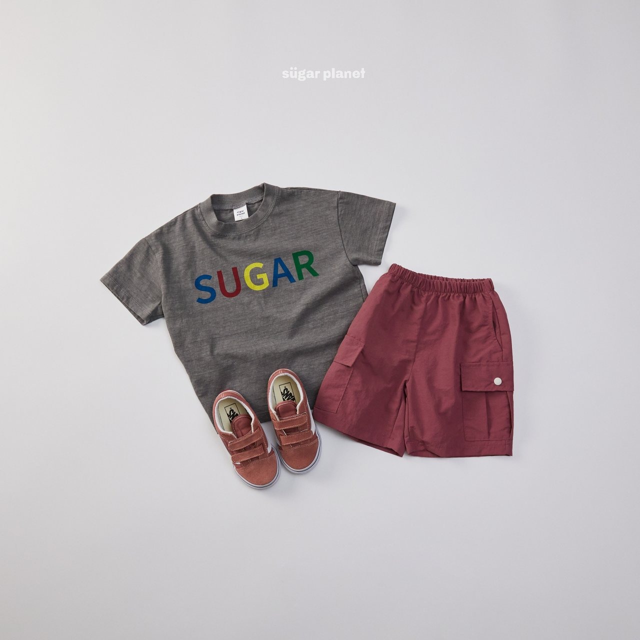 [sugar planet] Sugar Lettering Tee +fee2 / [슈가플래닛] 슈가레터링티