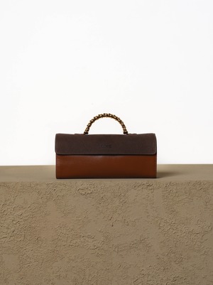 LOEWE ロエベ ベラスケス ブラウン バイカラー ハンドバッグ