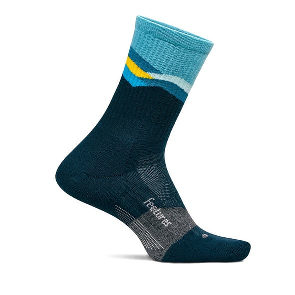 feetures フィーチャーズ / Trail Max Cushion Mini Crew #mountain high blue