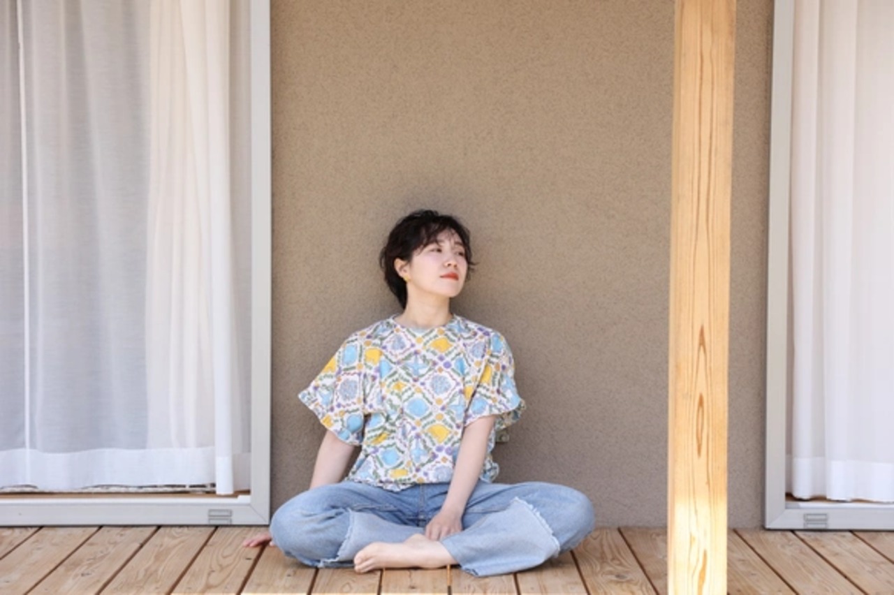 【夏快適】オーガニックコットン半袖プルオーバーブラウス　星の砂