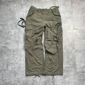 希少配色 80s アメリカ軍 実物 M-65 フィールドパンツ M-R w35