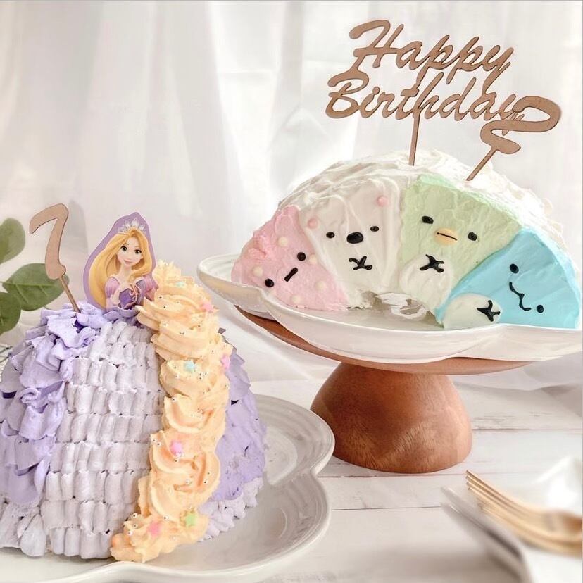 木製 ケーキトッパー 数字 誕生日 クレイケーキスマッシュ バースデー