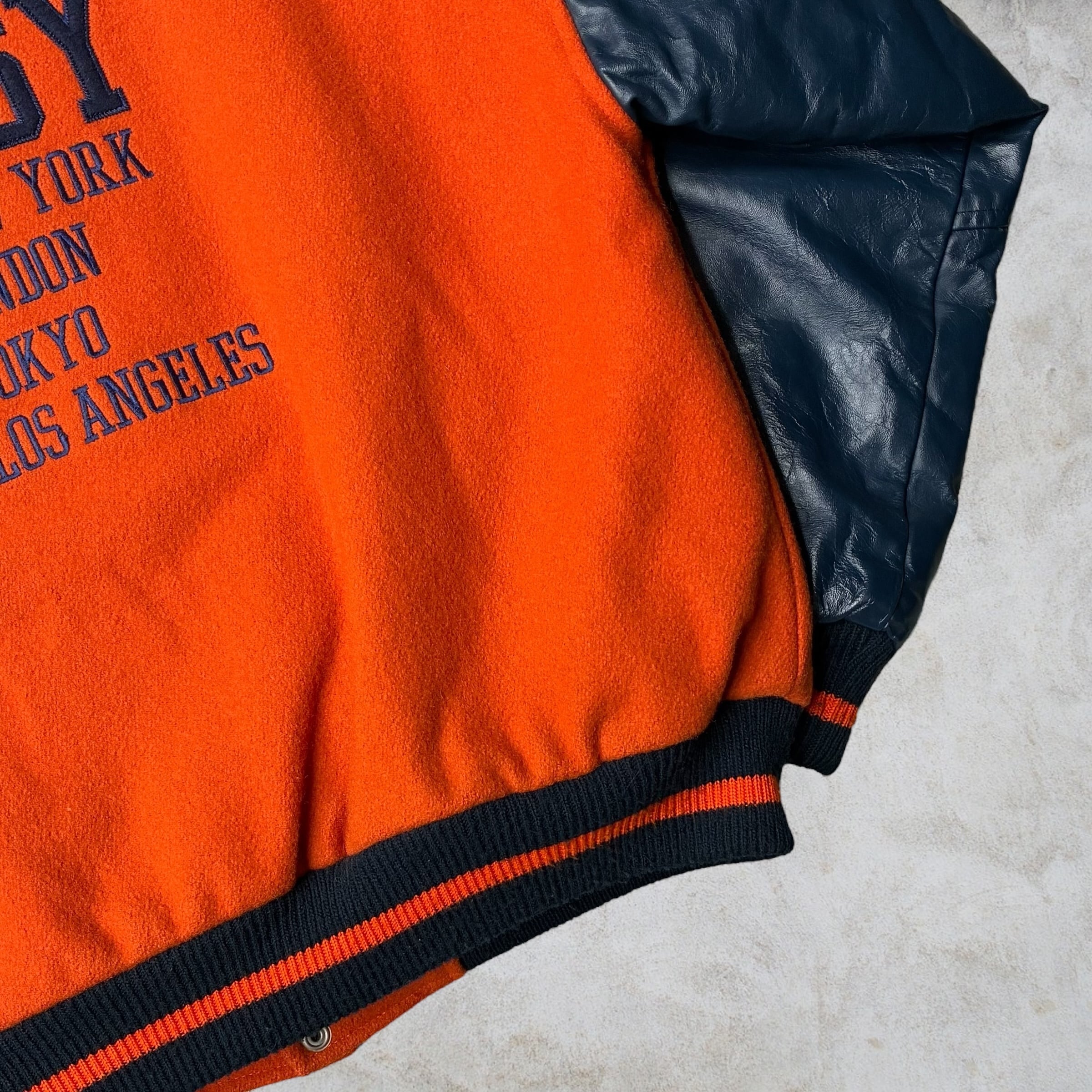 Special!!】90's old stussy Varsity Jacket “BIG 4