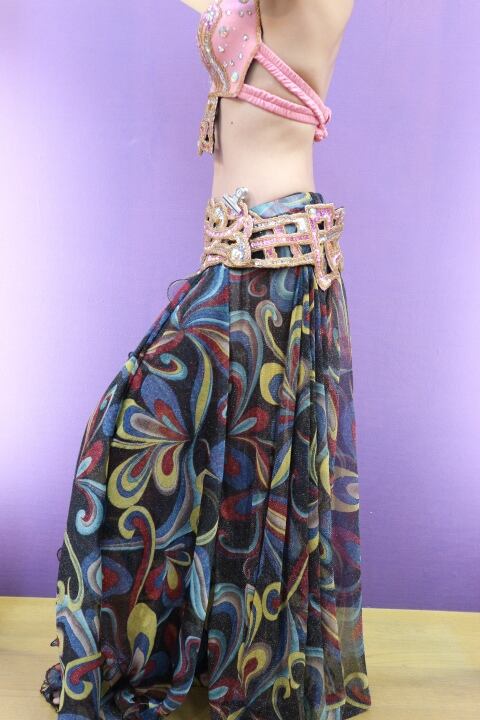 エジプト製 ベリーダンス衣装 ターキッシュスタイル ピンク | shamirajapan