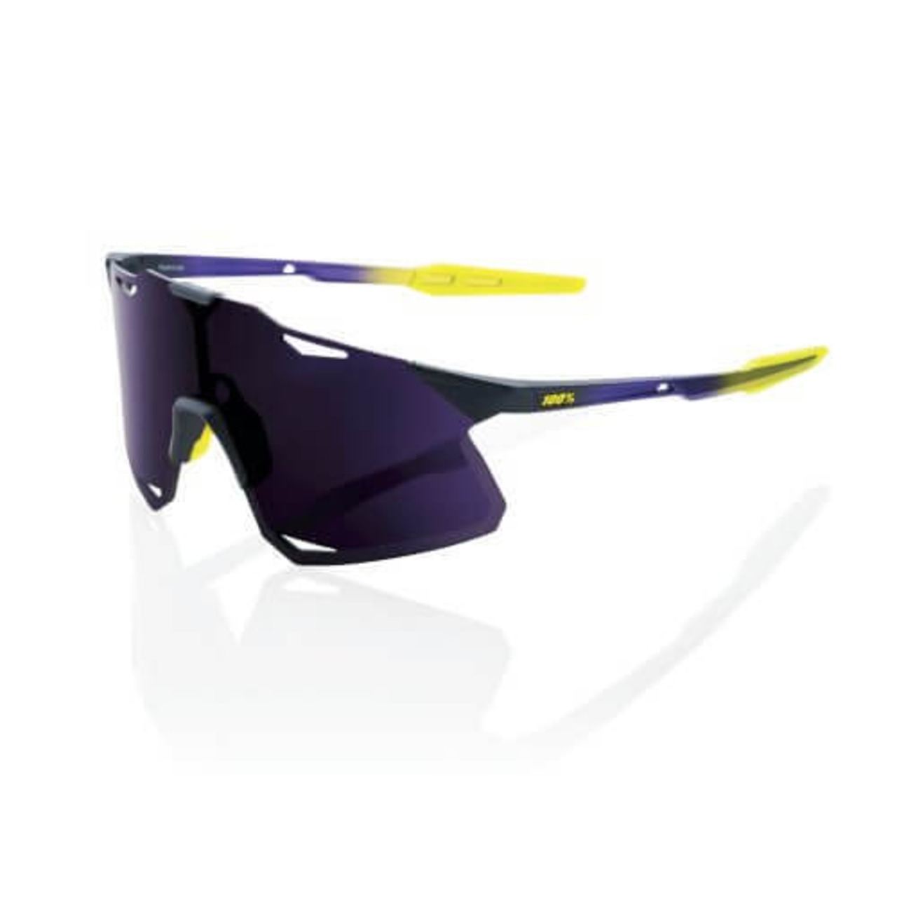 100% HYPERCRAFT MATTE METALLIC DIGITAL BRIGHTS / DARK PURPLE LENS