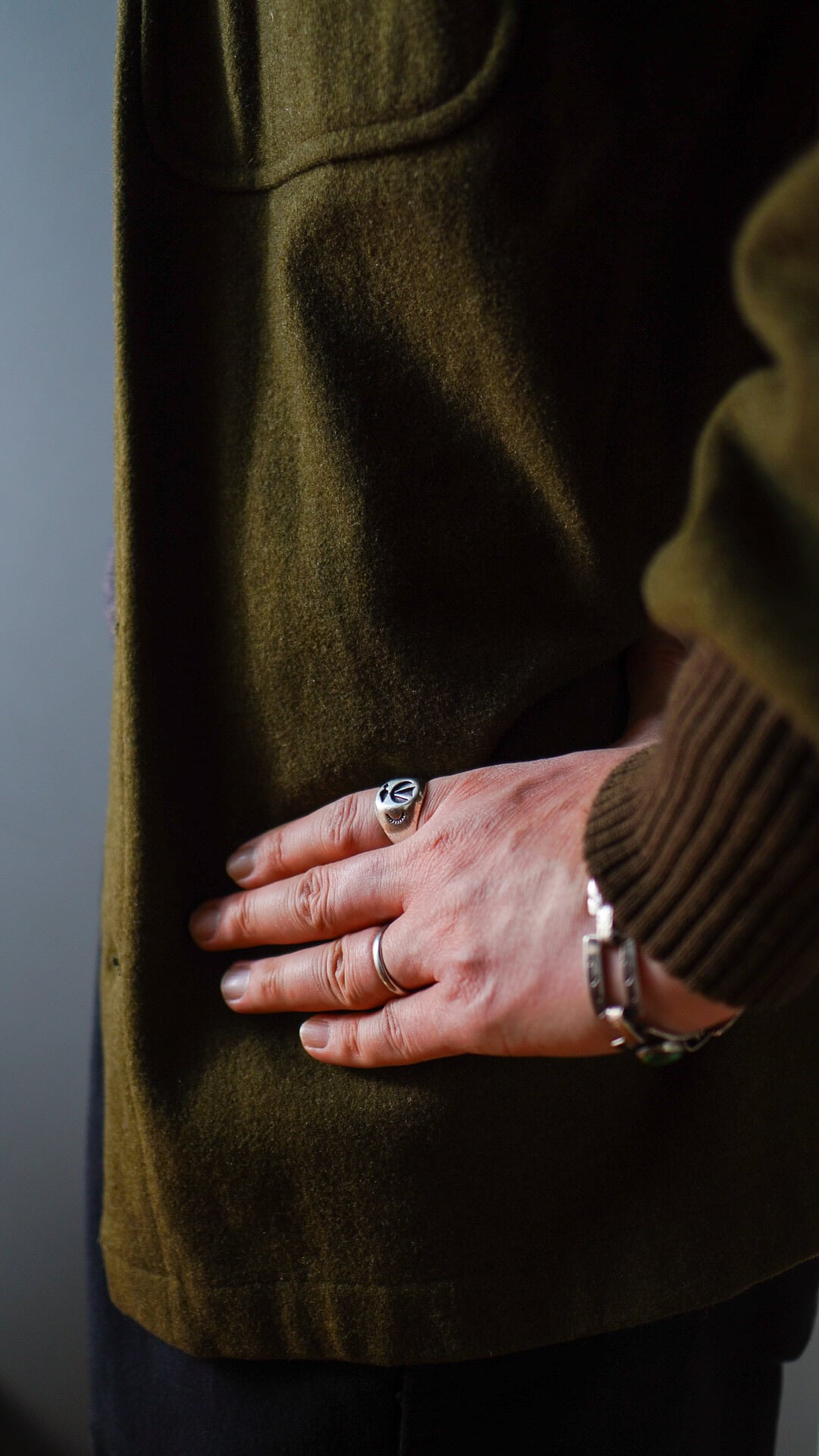 1940-1960s】ナバホ サンダーバード リング 《ネイティブアメリカン