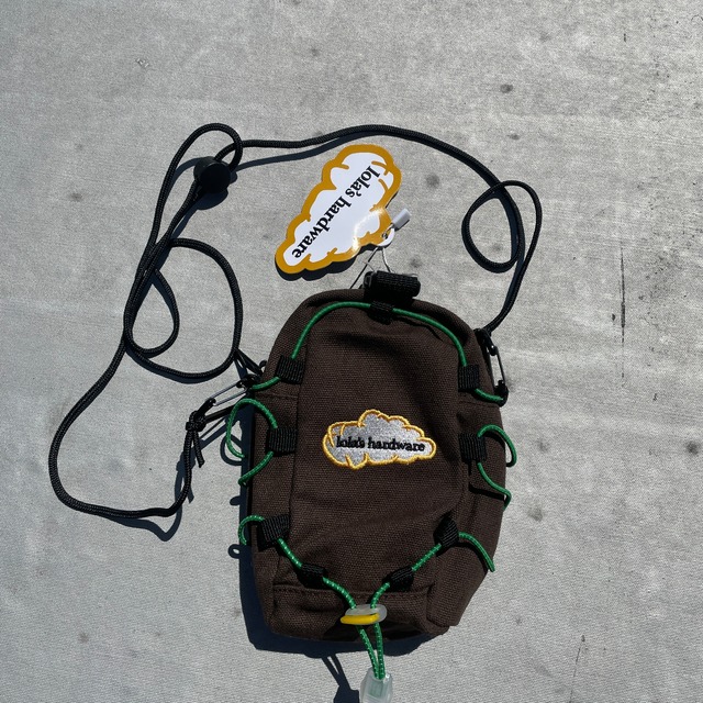 lolas hardware / CLOUD LOGO SHOULDER & WAIST BAG / DARK BROWN / ショルダー バッグ